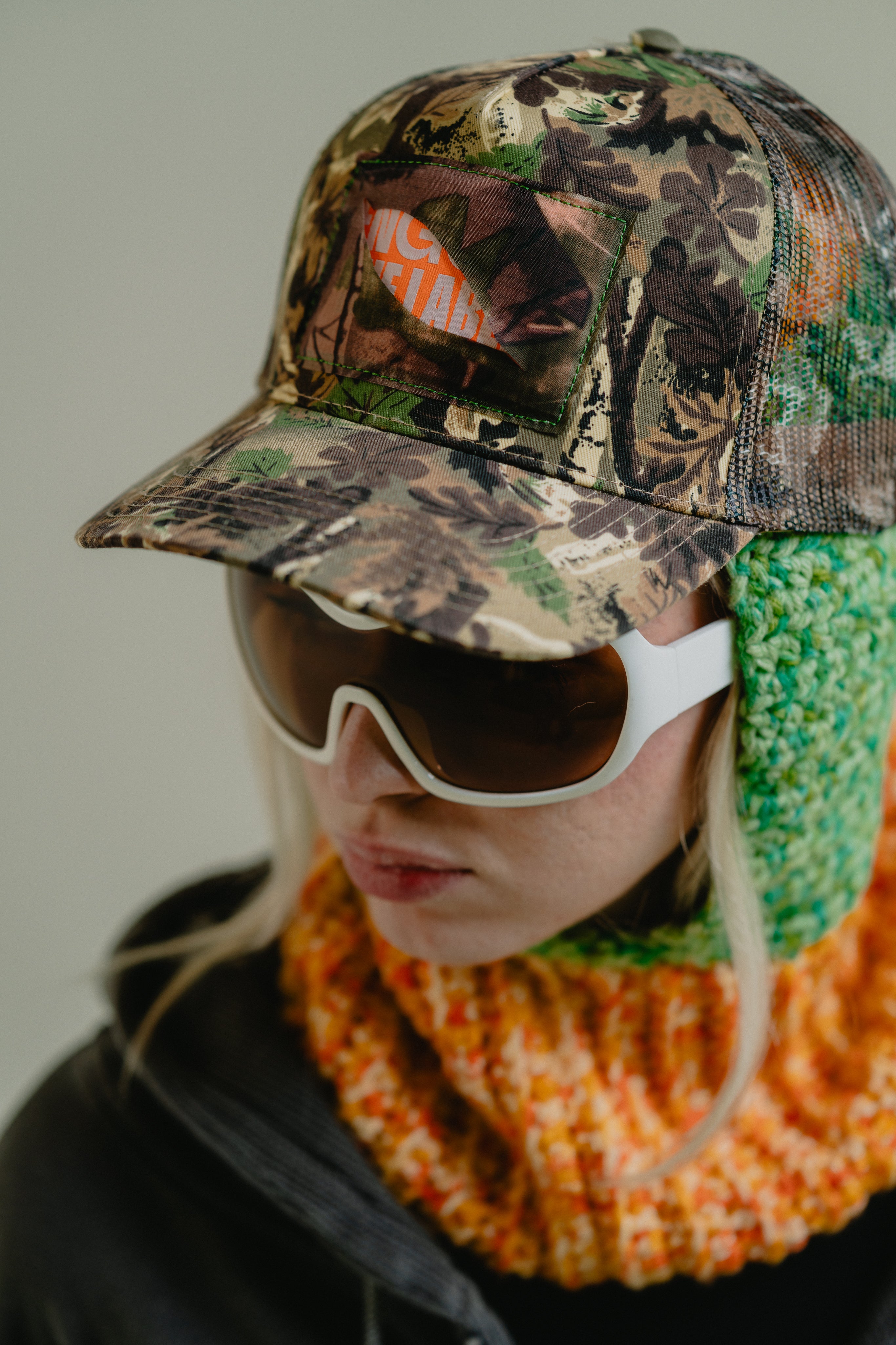 IN-STOCK | PEEK-A-BOO CAMO TRUCKER HAT